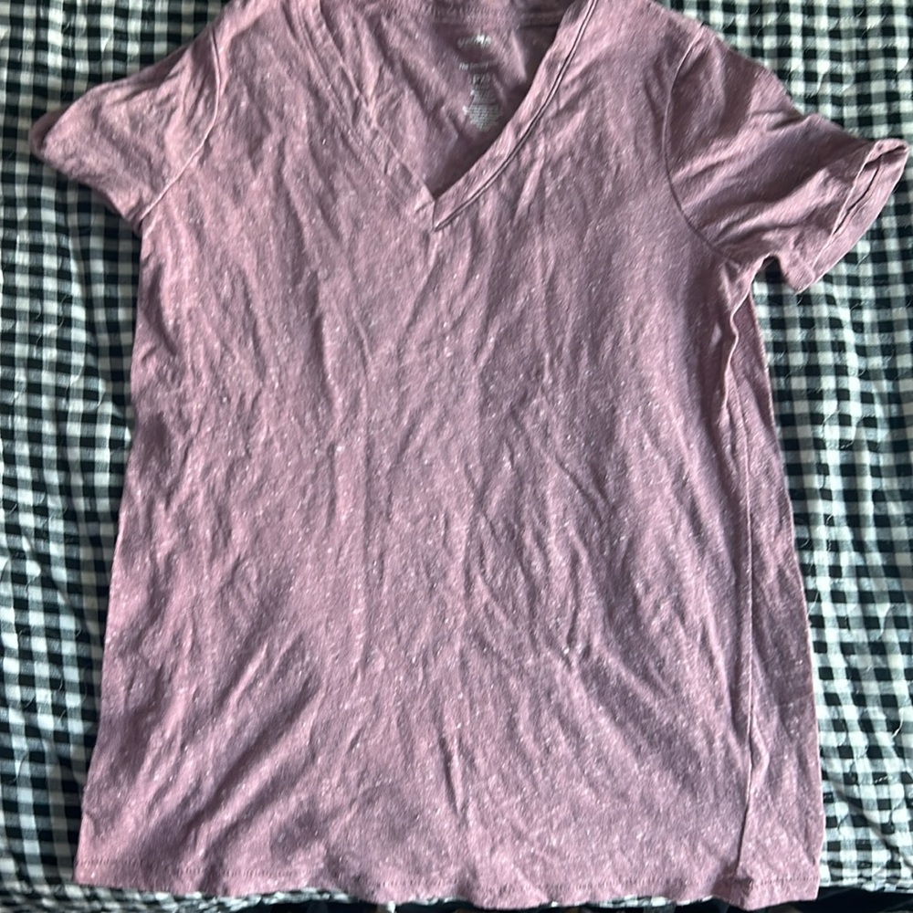 Sonoma purple, v- neck t shirt